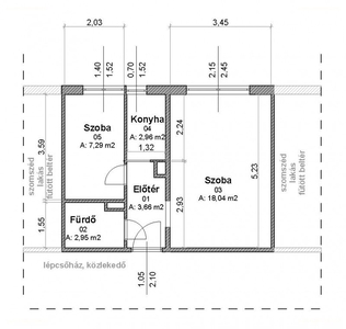 Adyváros, Győr, ingatlan, lakás, 40 m2, 125.000 Ft