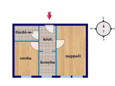 Eladó Lakás, Baranya megye Pécs Mecsekoldalon 1,5 szobás klímás lakás