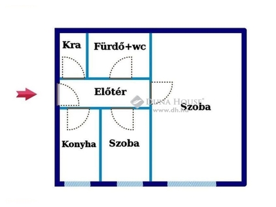 újépítésű, Körmend, ingatlan, lakás, 43 m2, 26.000.000 Ft