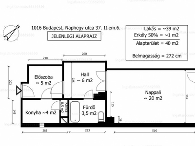 Eladó tégla lakás - I. kerület, Naphegy utca 37.