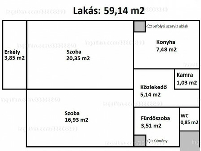 Eladó tégla lakás - Szeged, Hóbiárt basa utca