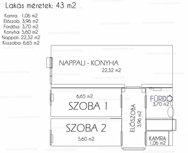 Eladó tégla lakás - Tatabánya, Ifjúság út