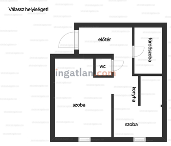 Eladó tégla lakás - Vác, Űrhajós utca 2.