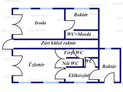 Eladó utcai bejáratos üzlethelyiség - Bakonszeg, Hunyadi utca