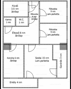 Kiadó panel lakás - Salgótarján, Déryné út