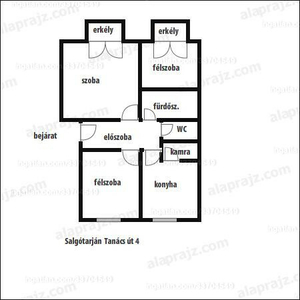 Kiadó tégla lakás - Salgótarján, Tanács út 4.