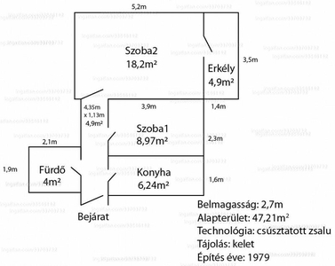 Kiadó tégla lakás - XIII. kerület, Csuka utca