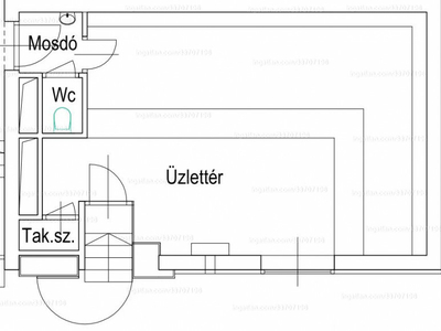 Kiadó utcai bejáratos üzlethelyiség - Debrecen, Liszt Ferenc utca 1.