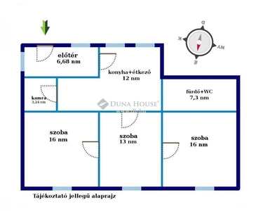 Rákóczifalva, ingatlan, ház, 73 m2, 12.000.000 Ft