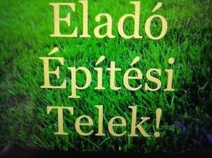 Eladó telek Adony