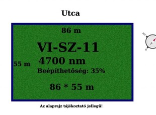 Kiadó telek Vecsés