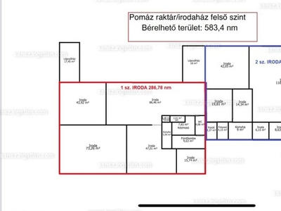 Kiadó irodahelyiség irodaházban - Pomáz, Ipartelep