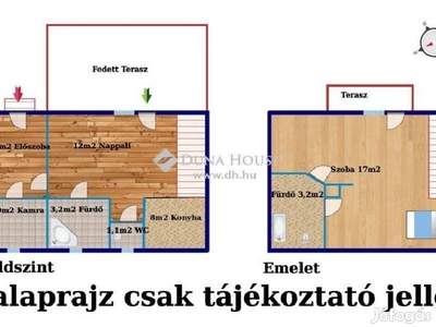 Tóalmási 55 nm-es ház eladó