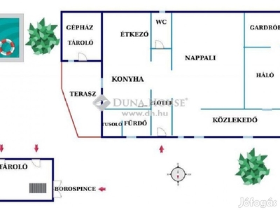 Mendén energiatakarékos felújított medencés ház eladó