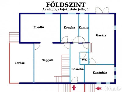 Családi ház három garázzsal