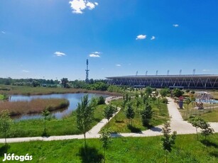 Belvárosközeli, tópanorámás, új építésű penthouse eladó