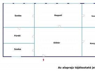 Eladó téglalakás Budapest, V. kerület, 2. emelet