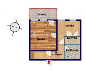 Eladó téglalakás Szentendre, 1. emelet