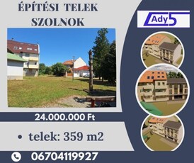 Eladó telek Szolnok