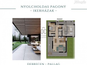 Nyolcholdas Pagony - új építésű ikerházak