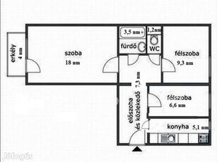 XIX. Kerület, Lakótelep központjában, 53 m2-es, 9. emeleti,