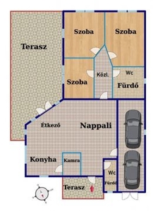 Eladó Ház, Bács-Kiskun megye Kecskemét Nappali+3 szobás 152nm-es családiház, duplagarázs, 694nm telken