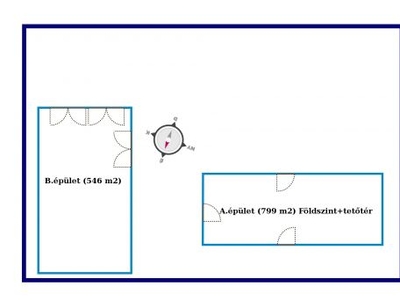 Eladó Ipari, Bács-Kiskun megye Kiskunfélegyháza 5827 m2-es teljesen körbekerített IPARI TERÜLET, 798 m2-es 2 szintes és 547m2-es egyszintes irodaépülettel!