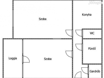 IV. Kerület, Petőfi utca, 54 m2-es, 2. emeleti, társasházi lakás