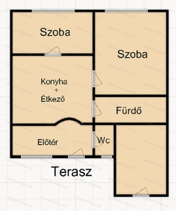 Északnyugati városrész, Kaposvár, ingatlan, ház, 54 m2, 23.500.000 Ft