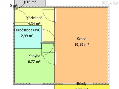 1 szobás teljesen felújítandó lakás eladó!