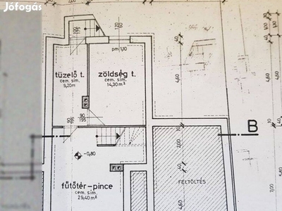 Belvárosban 120 m2-s, 4 szobás ikerház eladó