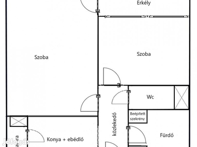 Mohácson a Radnóti lakótelepen 51 m2-es lakás eladó