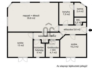 Eladó téglalakásBudapest, XX. kerület, Erzsébetfalva, földszint