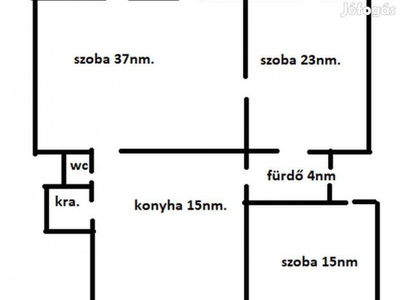 Impozáns terekkel rendelkező lakás eladó. János Pál pápa tér