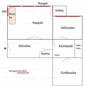 Kiadó tégla lakás - Szeged, Makkoserdő sor 34A