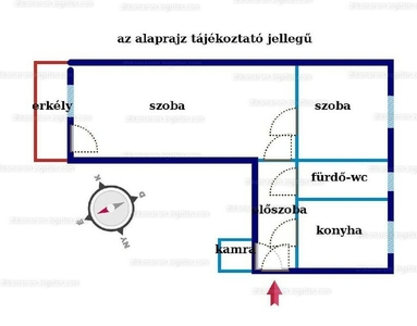 Eladó tégla lakás - Komárom, Mártírok útja