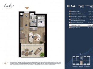 Eladó téglalakás Keszthely, Entz Géza sétány 11-13, 1. emelet