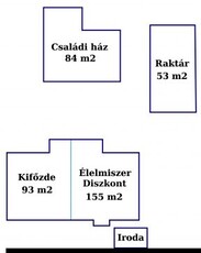 Eladó Üzlethelyiség, Pest megye Gyál Supermarket és kifőzde a központban