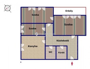 Eladó panellakásBudapest, XI. kerület, Albertfalva, 1. emelet