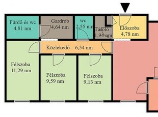 Eladó téglalakásBudapest, IV. kerület, Újpest, földszint