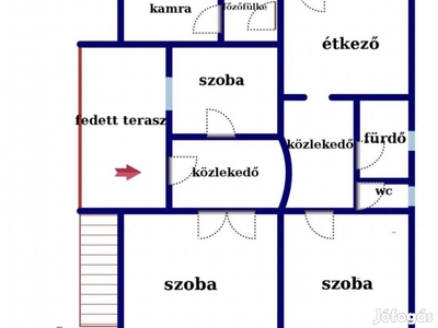 Nagyhalászban 94 m2, 3 szobás családi ház eladó