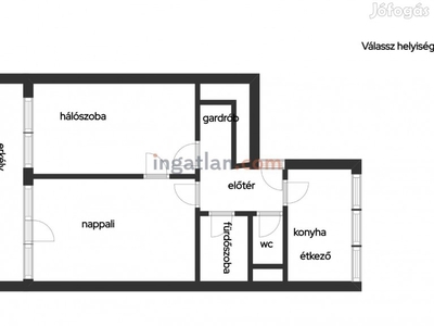 16. kerület Jókai lakótelepen első emeleti 2 szobás lakás eladó