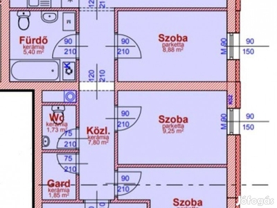 Szalag utca új részén kiváló állapotú, 4 szoba+ nappalis lakás eladó!