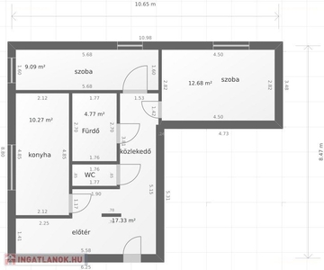 Széchenyiváros, Kecskemét, ingatlan, lakás, 62 m2, 27.500.000 Ft