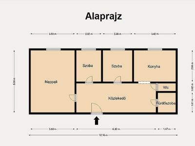 Kispest, Budapest, ingatlan, lakás, 58 m2, 56.900.000 Ft