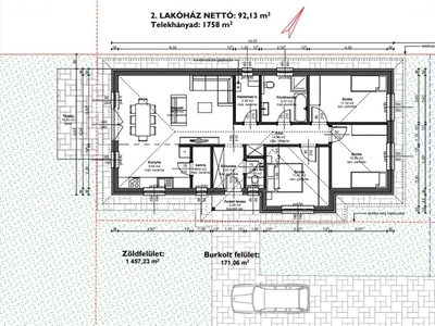 újépítésű, Sokorópátka, ingatlan, ház, 92 m2, 49.900.000 Ft