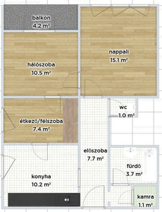 Eladó panel lakás - IX. kerület, Pöttyös utca