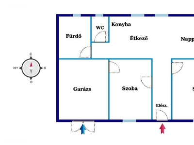 Borbánya, Nyíregyháza, ingatlan, ház, 104 m2, 55.900.000 Ft