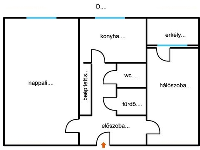 Győrikapu, Miskolc, ingatlan, lakás, 47 m2, 18.500.000 Ft