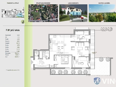 újépítésű, Érd, ingatlan, lakás, 79 m2, 72.560.000 Ft